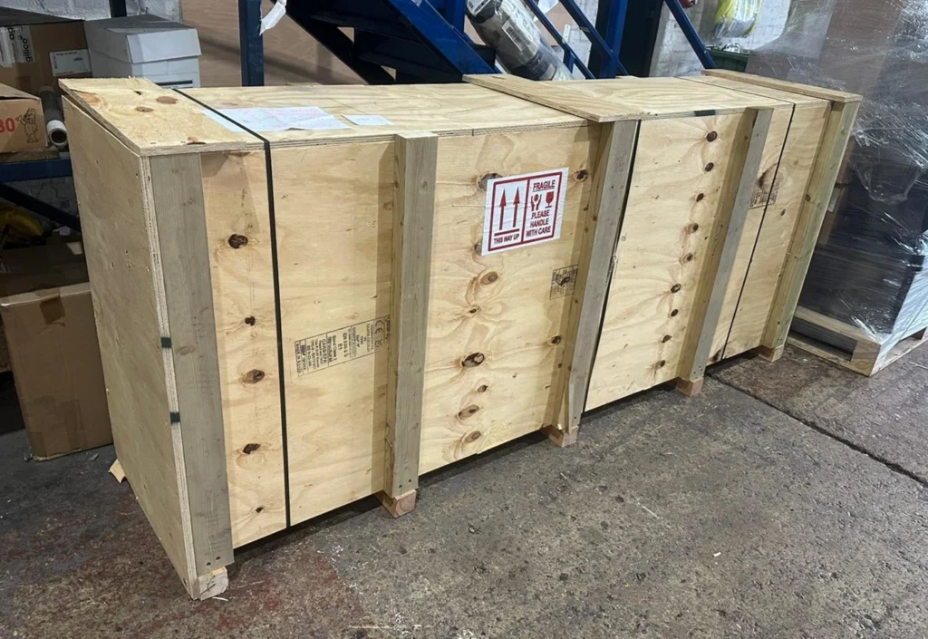 Crate for air freight to Miami