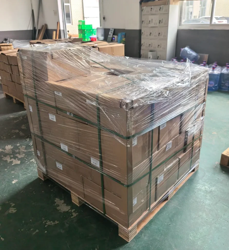 Pallet wrapped for air freight from China